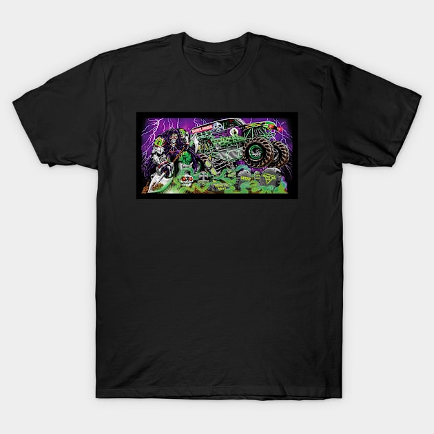 The Green Skull of Death T-Shirt by rickyrickbob